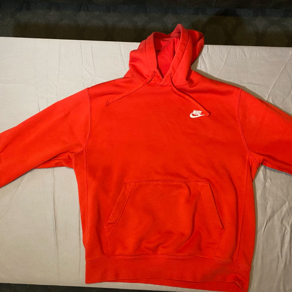 Nike Bright Red Pullover Hoodie